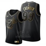 Camiseta Golden Edition Miami Heat Jae Crowder NO 99 2019-20 Negro