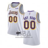 Camiseta Los Angeles Lakers Personalizada Association 2018-19 Blanco