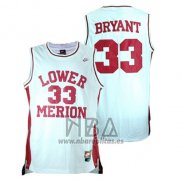 Camiseta Lower Merion Kobe Bryant NO 33 Blanco