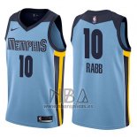 Camiseta Memphis Grizzlies Ivan Rabb NO 10 Statement 2017-18 Azul