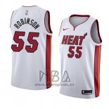 Camiseta Miami Heat Duncan Robinson NO 55 Association 2018 Blanco