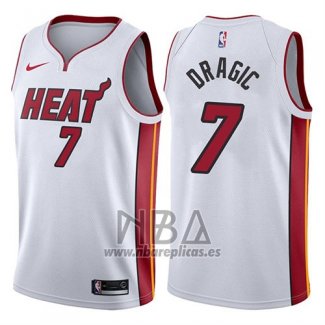 Camiseta Miami Heat Goran Dragic NO 7 2017-18 Blanco