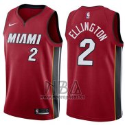 Camiseta Miami Heat Wayne Ellington NO 2 Statement 2017-18 Rojo