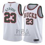 Camiseta Milwaukee Bucks Ersan Ilyasova NO 23 Classic 2018 Blanco