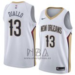 Camiseta New Orleans Pelicans Cheick Diallo NO 13 Association 2018 Blanco