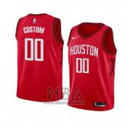 Camiseta Nino Houston Rockets Personalizada Earned 2018-19 Rojo