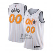 Camiseta Orlando Magic Aaron Gordon NO 00 Ciudad 2020-21 Blanco