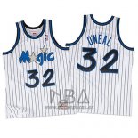 Camiseta Orlando Magic Shaquille O'Neal NO 32 Retro Blanco