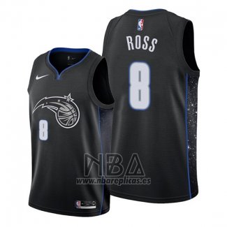 Camiseta Orlando Magic Terrence Ross NO 8 Ciudad Negro