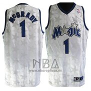 Camiseta Orlando Magic Tracy McGrady NO 1 Retro Blanco2