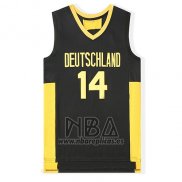 Camiseta Pelicula Deutschland Nowitzki NO 14 Negro