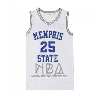 Camiseta Pelicula Memphis Hardaway NO 25 Blanco