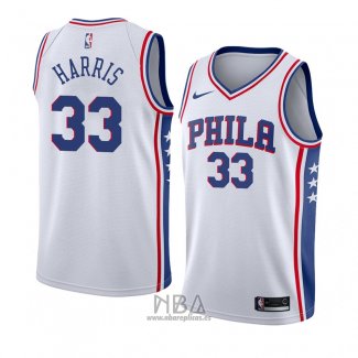 Camiseta Philadelphia 76ers Tobias Harris NO 33 Association 2018 Blanco