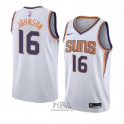 Camiseta Phoenix Suns Tyler Johnson NO 16 Association 2018 Blanco