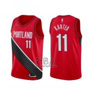 Camiseta Portland Trail Blazers Enes Kanter NO 11 Statement Rojo