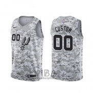 Camiseta San Antonio Spurs Personalizada Earned Camuflaje