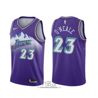 Camiseta Utah Jazz Royce O'neale NO 23 Hardwood Classics 2019-20 Violeta