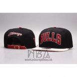 Gorra Chicago Bulls Snapback Negro Blanco