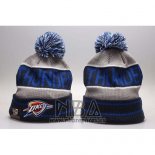 Gorro Beanie Oklahoma City Thunder Azul Gris