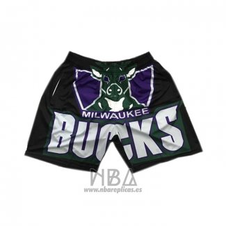 Pantalone Milwaukee Bucks Mitchell & Ness Big Face Verde