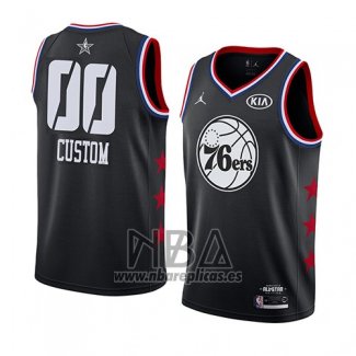 Camiseta All Star 2019 Philadelphia 76ers Personalizada Negro