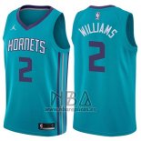 Camiseta Charlotte Hornets Marvin Williams NO 2 Icon 2017-18 Verde