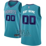 Camiseta Charlotte Hornets Personalizada 2017-18 Verde