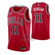 Camiseta Chicago Bulls Demar Derozan NO 11 Icon 2021-22 Rojo