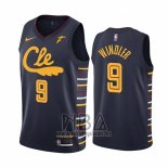 Camiseta Cleveland Cavaliers Dylan Windler NO 9 Ciudad Azul