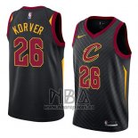 Camiseta Cleveland Cavaliers Kyle Korver NO 26 Statement 2018 Negro