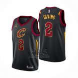 Camiseta Cleveland Cavaliers Kyrie Irving NO 2 Statement 2020-21 Negro