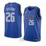 Camiseta Dallas Mavericks Ray Spalding NO 26 Icon 2018 Azul