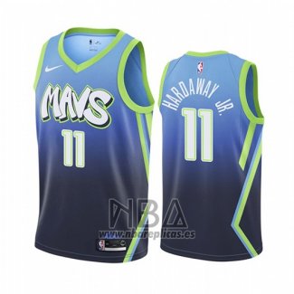 Camiseta Dallas Mavericks Tim Hardaway Jr. NO 11 Ciudad Edition Azul