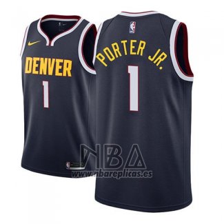 Camiseta Denver Nuggets Michael Porter Jr. NO 1 Icon 2018-19 Azul