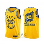 Camiseta Golden State Warriors Juan Toscano-Anderson NO 95 Classic Oro