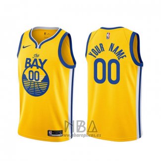 Camiseta Golden State Warriors Personalizada Statement 2019-20 Oro