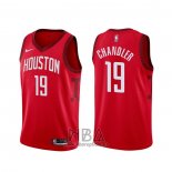 Camiseta Houston Rockets Tyson Chandler NO 19 Earned Rojo