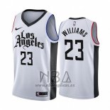 Camiseta Los Angeles Clippers Lou Williams NO 23 Ciudad 2019-20 Blanco