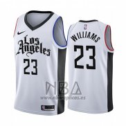 Camiseta Los Angeles Clippers Lou Williams NO 23 Ciudad 2019-20 Blanco