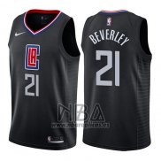 Camiseta Los Angeles Clippers Patrick Beverley NO 21 Statement 2019 Negro