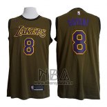 Camiseta Los Angeles Lakers Kobe Bryant NO 8 Verde