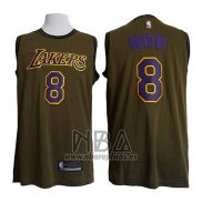 Camiseta Los Angeles Lakers Kobe Bryant NO 8 Verde