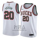 Camiseta Milwaukee Bucks Rashad Vaughn NO 20 Classic 2018 Blanco