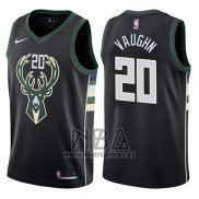 Camiseta Milwaukee Bucks Rashad Vaughn NO 20 Statement 2017-18 Negro