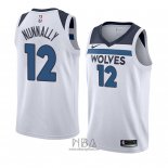 Camiseta Minnesota Timberwolves James Nunnally NO 12 Association 2018 Blanco