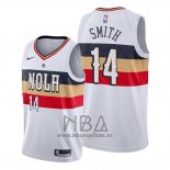 Camiseta New Orleans Pelicans Jason Smith NO 14 Earned Blanco