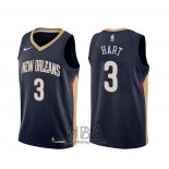 Camiseta New Orleans Pelicans Josh Hart NO 3 Icon Azul