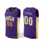 Camiseta New Orleans Pelicans Personalizada Ciudad Violeta