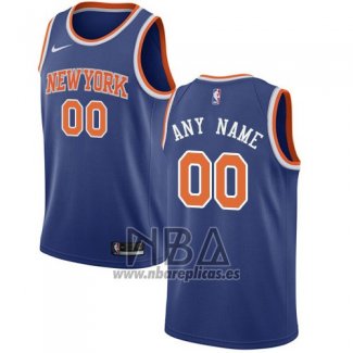 Camiseta New York Knicks Personalizada 2017-18 Azul