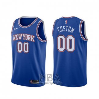 Camiseta New York Knicks Personalizada Statement 2019-20 Azul